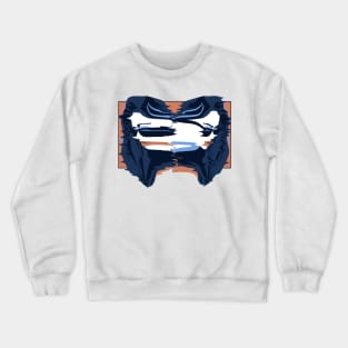 glitch woman Crewneck Sweatshirt